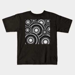 geometrical pop art circle pattern Kids T-Shirt